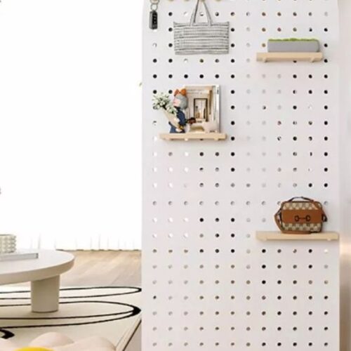 Vách ngăn kết hợp kệ nhựa PVC