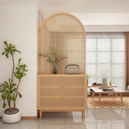 Vách ngăn kết hợp tủ